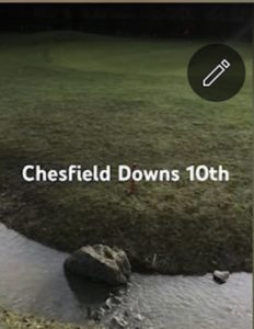 Rare water flow Chesfield Downs